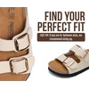 image:imageProject Cloud Kids Sandals 100 Genuine Leather Slides for Boys amp GirlsCream Leather