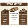 image:imageProject Cloud Kids Sandals 100 Genuine Leather Slides for Boys amp GirlsCream Leather