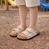 image:imageProject Cloud Kids Sandals 100 Genuine Leather Slides for Boys amp GirlsCream Leather