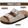 image:imageProject Cloud Kids Sandals 100 Genuine Leather Slides for Boys amp GirlsDove Grey