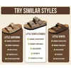 image:imageProject Cloud Kids Sandals 100 Genuine Leather Slides for Boys amp GirlsLittle Venita Studded  Chestnut Suede