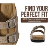 image:imageProject Cloud Kids Sandals 100 Genuine Leather Slides for Boys amp GirlsLittle Venita Studded  Taupe Suede