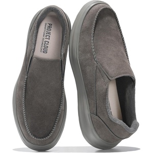 image:imageGenuine Suede Mens Loafers  Comfortable Loafers for Men  Mens Shoes Built to Double as Mens Slip On Shoes Mens Casual Shoes and Everyday Sneakers for Men with Terry Cloth LiningCharcoal Suede
