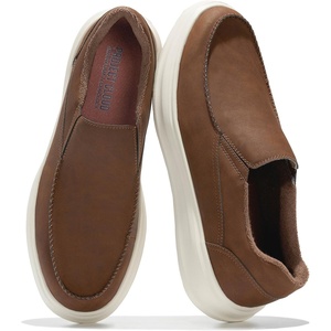 image:imageGenuine Suede Mens Loafers  Comfortable Loafers for Men  Mens Shoes Built to Double as Mens Slip On Shoes Mens Casual Shoes and Everyday Sneakers for Men with Terry Cloth LiningBrown Crazy Horse