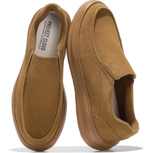 image:imageGenuine Suede Mens Loafers  Comfortable Loafers for Men  Mens Shoes Built to Double as Mens Slip On Shoes Mens Casual Shoes and Everyday Sneakers for Men with Terry Cloth LiningToast Brown Suede