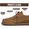 image:image100 Genuine Leather Moccasin Loafers for Women  Moccasin Shoes for WomenChestnut Suede
