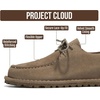 image:image100 Genuine Leather Moccasin Loafers for Women  Moccasin Shoes for WomenTaupe Suede