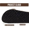 image:imageProject Cloud 100 Genuine Leather Ankle Strap Footbed Sandals WomenGardaBeige Leather
