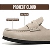 image:imageProject Cloud 100 Genuine Leather Clogs for Women Footwear 2026Grey Suede