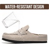 image:imageProject Cloud 100 Genuine Leather Clogs for Women Footwear 2026Grey Suede