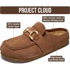 image:imageProject Cloud 100 Genuine Leather Clogs for Women Footwear 2026Tobacco Suede  Holly