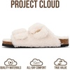 image:imageProject Cloud 100 Genuine Leather Footbed Sandals for Women SantoriniOffwhite