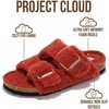 image:imageProject Cloud 100 Genuine Leather Footbed Sandals for Women SantoriniRed