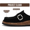 image:imageProject Cloud 100 Genuine Leather Moccasin Style Clogs for Women CarlineBlack