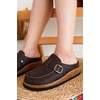 image:imageProject Cloud 100 Genuine Leather Moccasin Style Clogs for Women CarlineBrown Distressed