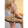 image:imageProject Cloud 100 Genuine Leather Moccasin Style Clogs for Women CarlineSand Suede