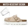 image:imageProject Cloud 100 Genuine Leather Platform Clogs for Women BentonChunkyBeige