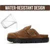 image:imageProject Cloud 100 Genuine Leather Platform Clogs for Women BentonChunkyCacao Suede