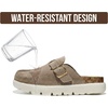image:imageProject Cloud 100 Genuine Leather Platform Clogs for Women BentonChunkyTaupe Suede