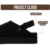 image:imageProject Cloud 100 Genuine Leather Platform Mule Clogs for Women GoldstarBlack