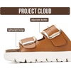 image:imageProject Cloud 100 Genuine Leather Platform Sandals Women GreecechunkyTan