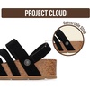 image:imageProject Cloud 100 Genuine Leather Platform Sandals Women PacificaBlack Suede