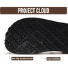 image:imageProject Cloud 100 Genuine Leather Platform Sandals amp Slides for WomenBlack Suede  Bronzestar