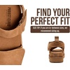 image:imageProject Cloud 100 Genuine Leather Platform Sandals amp Slides for WomenChestnut Suede  Bronzestar