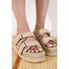 image:imageProject Cloud 100 Genuine Leather Platform Sandals amp Slides for WomenWheat Suede