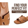 image:imageProject Cloud 100 Genuine Leather Sandals Women Flats For Women JannelCognac