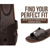 image:imageProject Cloud 100 Genuine Leather Sandals Women Flats For Women JannelDark Chocolate Leather