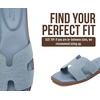 image:imageProject Cloud 100 Genuine Leather Sandals Women Flats For Women JannelLight Denim