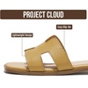 image:imageProject Cloud 100 Genuine Leather Sandals Women Flats For Women JannelNude