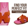 image:imageProject Cloud 100 Genuine Leather Sandals Women Flats For Women JannelOrange