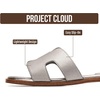 image:imageProject Cloud 100 Genuine Leather Sandals Women Flats For Women JannelPewter