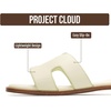 image:imageProject Cloud 100 Genuine Leather Sandals Women Flats For Women JannelPistachio Leather
