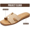 image:imageProject Cloud 100 Genuine Leather Sandals Women Flats For Women JannelRaffia