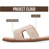 image:imageProject Cloud 100 Genuine Leather Sandals Women Flats For Women JannelTaupe Suede