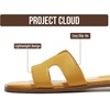 image:imageProject Cloud 100 Genuine Leather Sandals Women Flats For Women JannelYellow