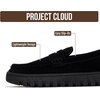 image:imageProject Cloud 100 Genuine Leather SlipOn Loafers for Women Filide1Black Mono