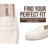 image:imageProject Cloud 100 Genuine Leather SlipOn Loafers for Women Filide1Ivory