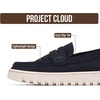 image:imageProject Cloud 100 Genuine Leather SlipOn Loafers for Women Filide1Navy Suede