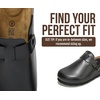 image:imageProject Cloud 100 Genuine Leather Slipons Footbed Clogs for Women SandalsBlack