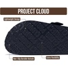 image:imageProject Cloud 100 Genuine Leather Slipons Footbed Clogs for Women SandalsBlack Suede Matte