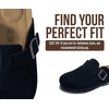 image:imageProject Cloud 100 Genuine Leather Slipons Footbed Clogs for Women SandalsBlack Suede Matte