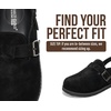 image:imageProject Cloud 100 Genuine Leather Slipons Footbed Clogs for Women SandalsBlack With Strap
