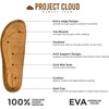 image:imageProject Cloud 100 Genuine Leather Slipons Footbed Clogs for Women SandalsBrown Distressed