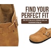 image:imageProject Cloud 100 Genuine Leather Slipons Footbed Clogs for Women SandalsChestnut