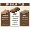 image:imageProject Cloud 100 Genuine Leather Slipons Footbed Clogs for Women SandalsChestnut With Strap
