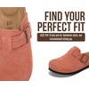 image:imageProject Cloud 100 Genuine Leather Slipons Footbed Clogs for Women SandalsCoral Suede